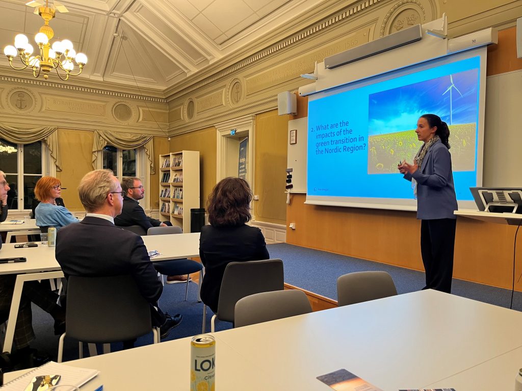 Senior Researcher presenting